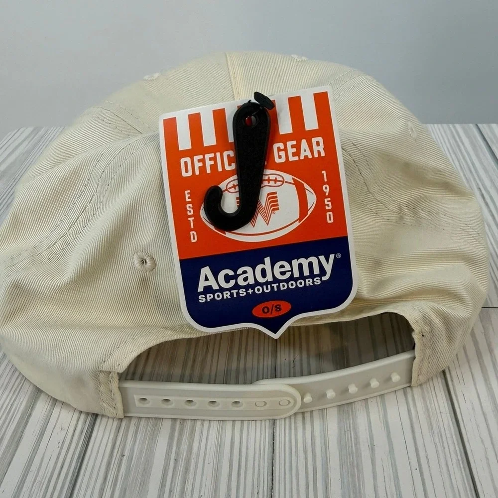 Whataburger Tailgate Champs Rope Hat Academy Mens Cream Orange Snapback OSFM NEW